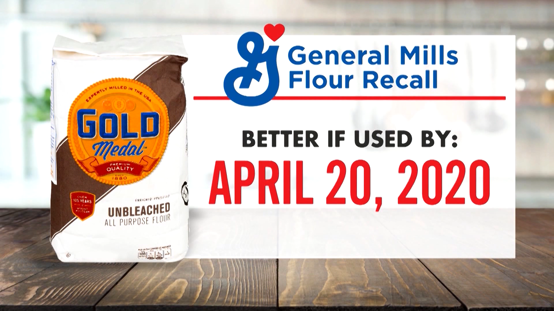 General Mills issues recall Gold Medal flour WBKB 11